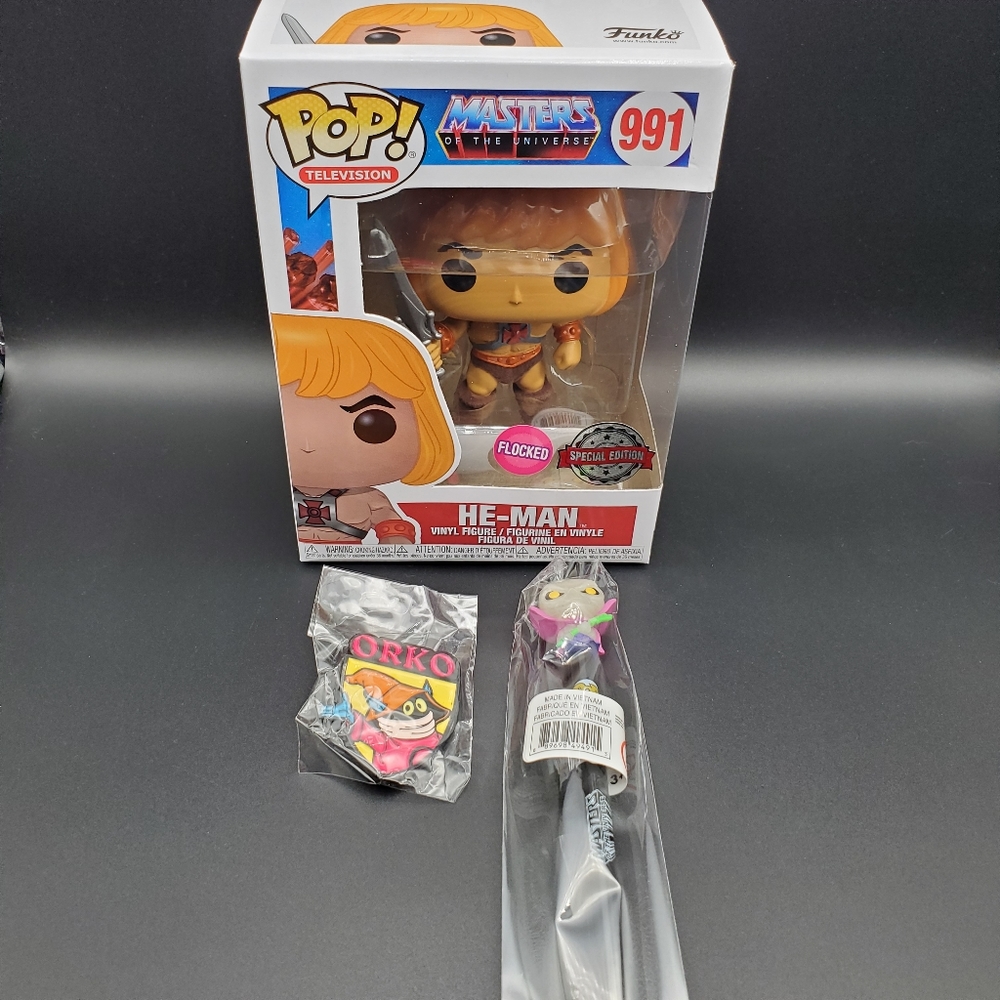 Masters of the Universe Funko Pop Game Stop Exclusive Bundle
